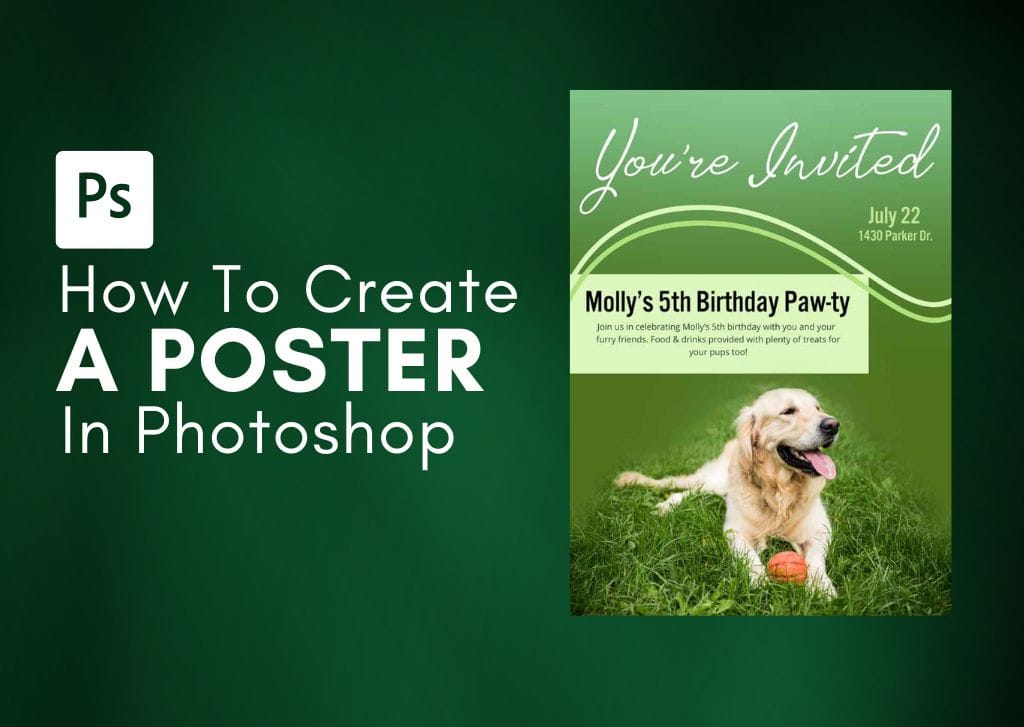 how to make poster in photoshop
